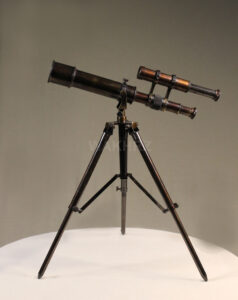WAKHRZ Brown Double Barrel Telescope With Tripod Stand.